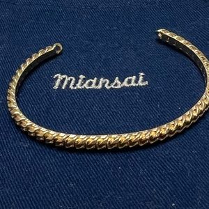 MIANSAI | Cuban Link Cuff, Gold - Polished Gold - S